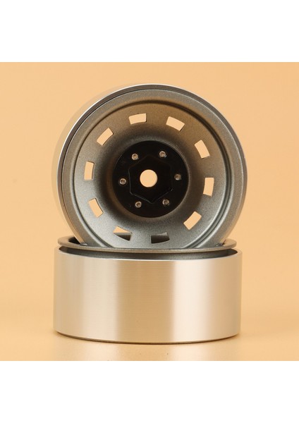 4 Adet 1.9 Metal Beadlock Tekerlek Göbeği Jant 1/10 Rc Paletli Eksenel SCX10 90046 AXI03007 Trx4 D90,2 (Yurt Dışından)