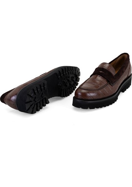 Freda Kahve Kadın Loafer
