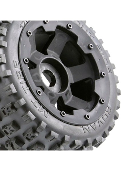 1/5 Km Baja 5b Rc Araba Parçaları Lastik ve Poyra Seti - Arka 170X80 (Yurt Dışından)