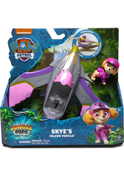 Paw Patrol Skye's Falcon Vehicle Jungle Pups