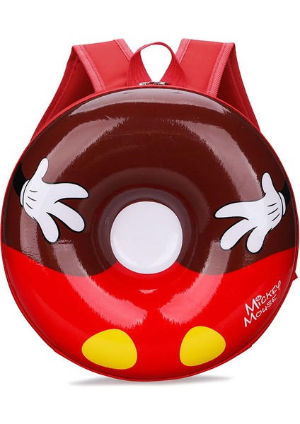 Donut 3D Su Geçirmez Okul Sevimli Sırt Anaokulu Çantası (Yurt Dışından)