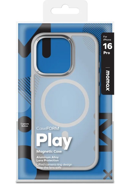 Play Caseform Magnetic Case iPhone 16 Pro (Light Grey)