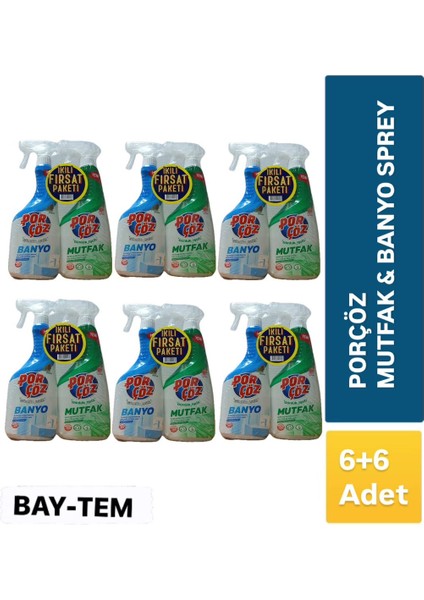 6 x (Mutfak & Banyo Spreyi)