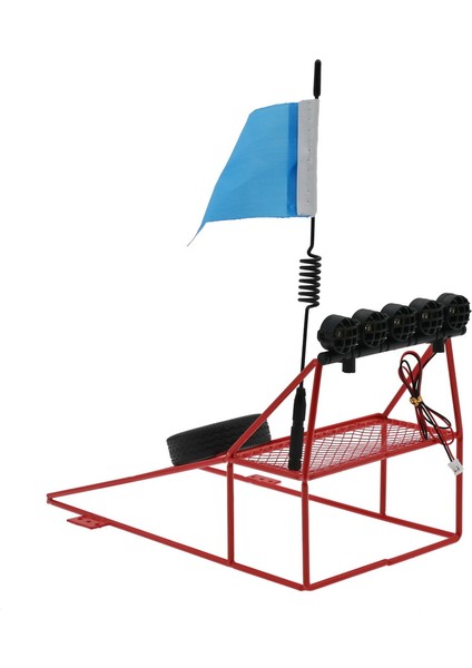 Metal Rulo Kafes Yedek Lastik Rafı Far Anteni D12 1/10 Rc Araba Yükseltme Dıy Modifiye Parçaları, 3 (Yurt Dışından) fırsatları