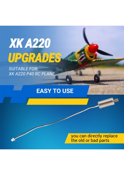 Xk A220 P40 Rc Uçak Uçak Yedek Parça Aksesuarları Için Dişlili Motor (Yurt Dışından)