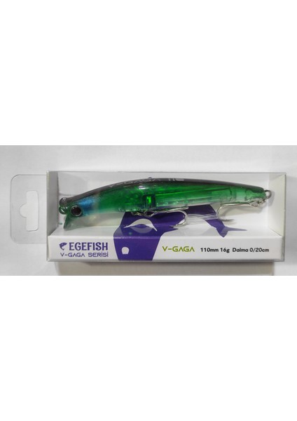 Egefish V-Gaga Serisi - 110 mm 16 gr Dalma 0/20 cm