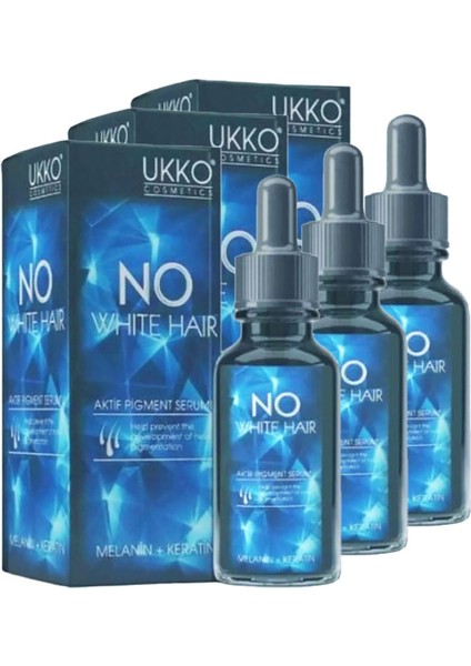 No White Hair Beyaz Saçlara Saç Serumu 50 ml x 3 adet