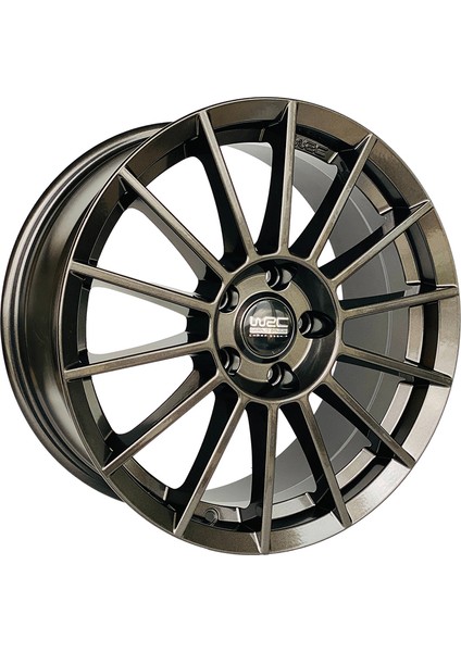 16 Inc 4X100 Wrc Jant Takımı Gun Metal (4 Adet)