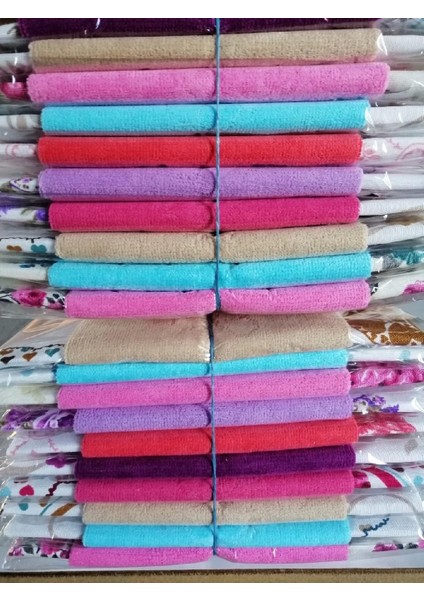 Nivemeshome Pembe Kadife Havlulu Mutfak Önlüğü
