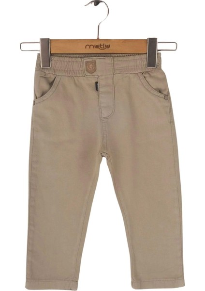Beli Lastikli Erkek Bebek Gabardin Pantolon