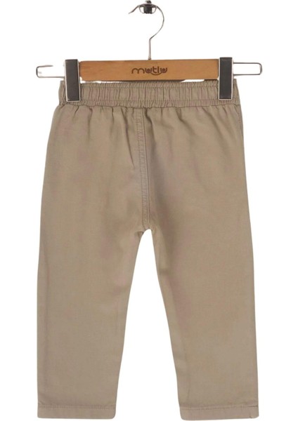Beli Lastikli Erkek Bebek Gabardin Pantolon