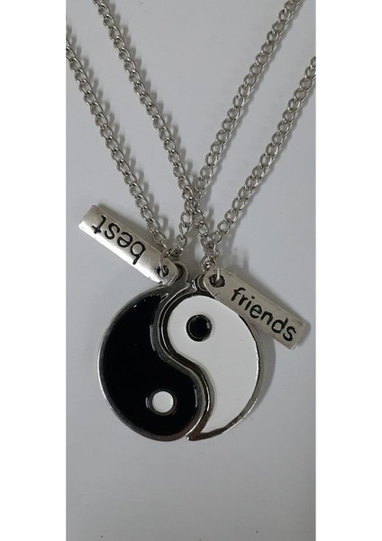 Best Friends Ying Yang Kolye Aksesuar Şık