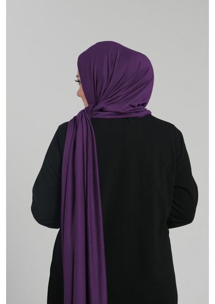 Mürdüm Pratik Hazır Geçmeli Şal Viskon Önü Süngerli Penye Şal 2202_07 modelleri