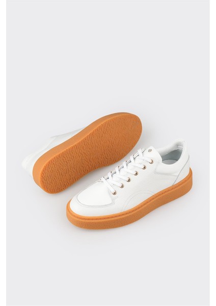 Beyaz Deri Erkek Spor Ayakkabı modelleri