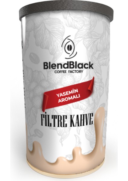 Yasemin Aromalı Filtre Kahve Teneke Kutu 250 gr