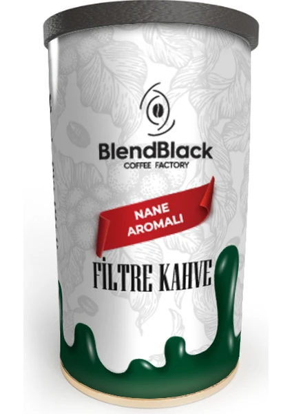 Nane Aromalı Filtre Kahve Teneke Kutu 250 gr