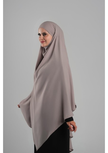Violet Pratik Hazır Geçmeli Tesettür Eşarp Krep Bağcıklı Sufle Hijab 2313_21 modelleri