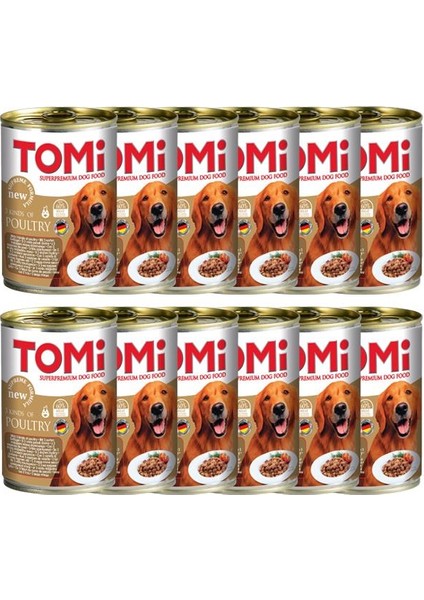 Kümes Hayvanlı Konserve Yetişkin Köpek Maması 400GR 12LI