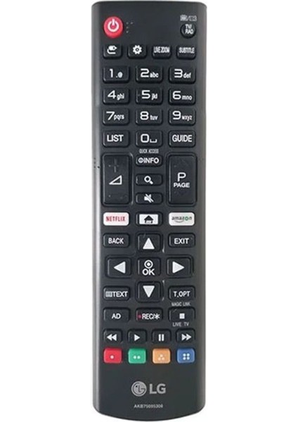 AKB75095308 Netflix-Amazon LCD LED Tv Kumanda