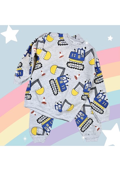 Kepçeli Erkek Çocuk Pijama Takım
