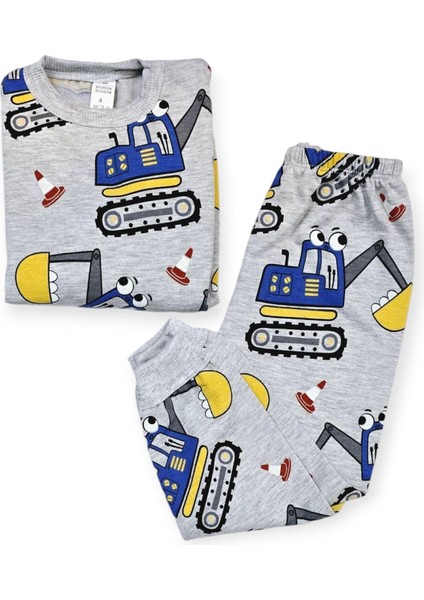 Kepçeli Erkek Çocuk Pijama Takım