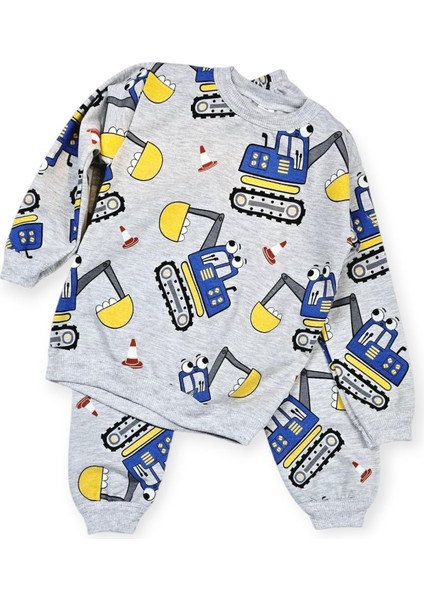 Kepçeli Erkek Çocuk Pijama Takım