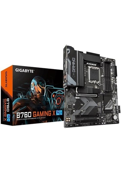 Gıgabyte B760 Gamıng x Ddr5 HDMI Dp Pcıe 16X V5.0 1700P Atx