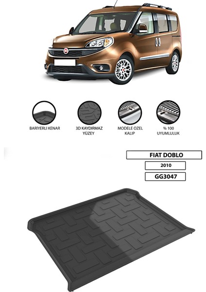 Fiat Doblo D3 Bagaj Havuzu