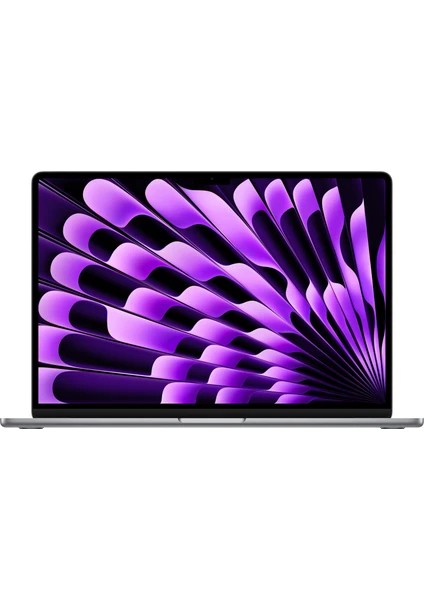 MacBook Air M3 16GB 256GB SSD macOS 15" Taşınabilir Bilgisayar Gece Yarısı MC9G4TU/A