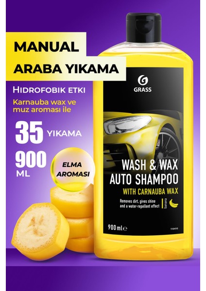 Ultimate Wash & Wax Boya Koruyucu Oto Yıkama Şampuanı (Ph Nötr) 900ML