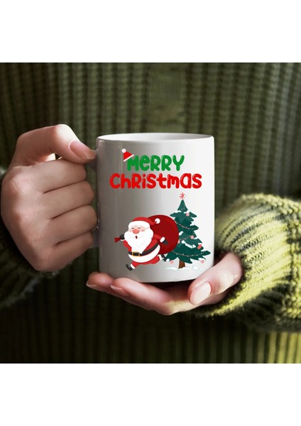 Yeni Yıl Hediyesi - Yılbaşı - Noel - Happy New Year - Christmas Hediye Bardak - Baskılı Kupa -