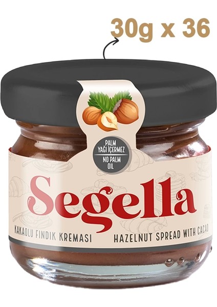 Kakaolu Fındık Kreması 30g x 36 Adet