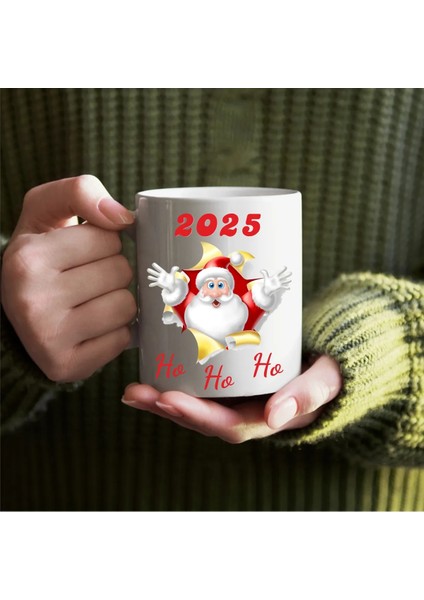 Yeni Yıl Hediyesi - Yılbaşı - Noel - Happy New Year - Christmas Hediye Bardak - Baskılı Kupa