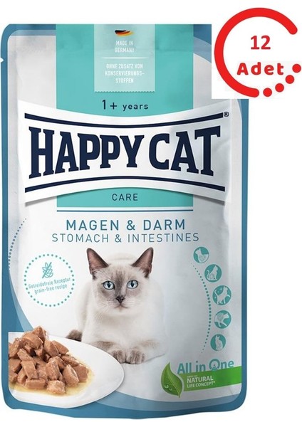 Mide Sağlığı Için Tavuklu Yetişkin Kedi Konservesi 85GR x 12 Adet