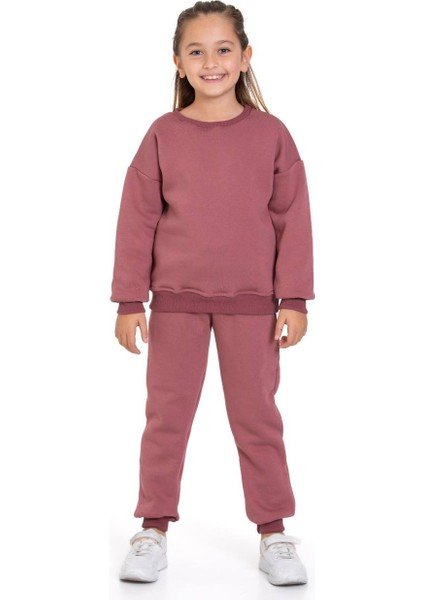 Kız Çocuk 3 Iplik Şardonlu Alt Üst Takım fiyatları