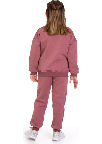 Kız Çocuk 3 Iplik Şardonlu Alt Üst Takım fırsatları