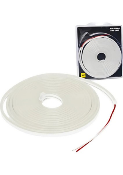 Neon LED Pembe 12 Volt 6X12MM (5 Metre)