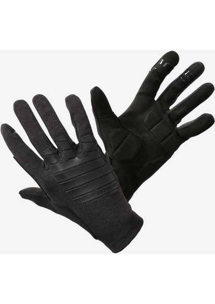 Rockrider EXP 500 Dokunmatik Dağ Bisikleti Eldiveni Siyah