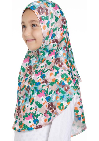 Zümrüt Pratik Hazır Geçmeli Genç Tesettür Bone Jakar Desenli Hijab 2408_37 fiyatları