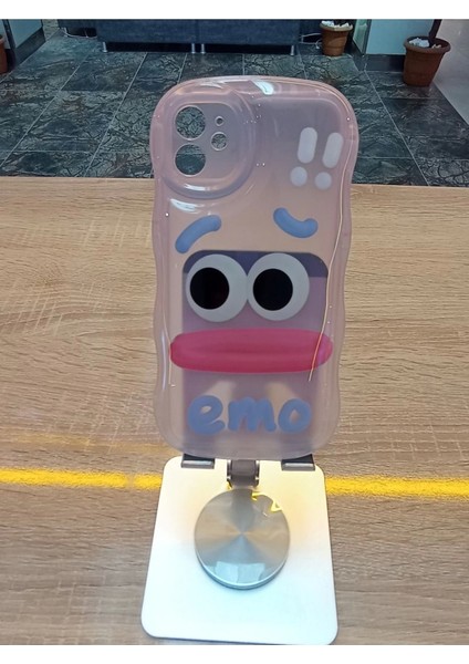 iPhone 11 Uyumlu Emo Sorry Kamera Çerçevesi Yuvarlak Kapak