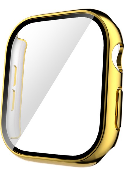 Apple Watch 10 42MM Uyumlu Kasa ve Ekran Koruyucu Electroplatink Çerçeveli Sert Pc Gard 36 Gold fiyatları