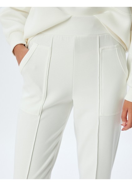 Jogger Eşofman Altı Nervürlü Cepli Modal Kumaş indirimleri