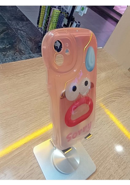 iPhone 11 Uyumlu Emo Sorry Kamera Çerçevesi Yuvarlak Kapak