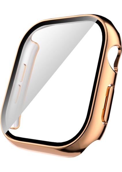 Apple Watch 10 42MM Uyumlu Kasa ve Ekran Koruyucu Electroplatink Çerçeveli Sert Pc Gard 36 Rose Gold fiyatları