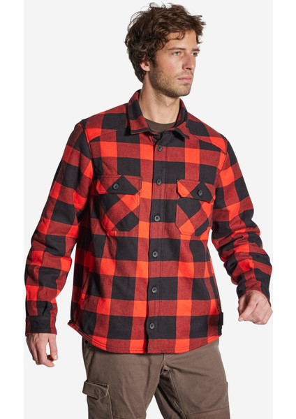 Solognac Gömlek Tipi Polar Mont - Avcılık ve Doğa Gözlemi - Kırmızı - 500