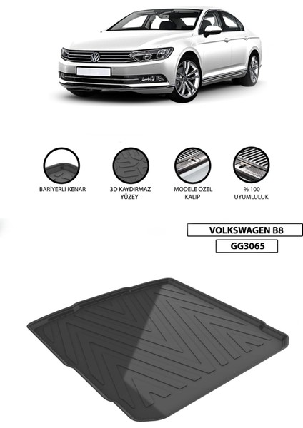 Volkswagen Passat B8 Bagaj Havuzu