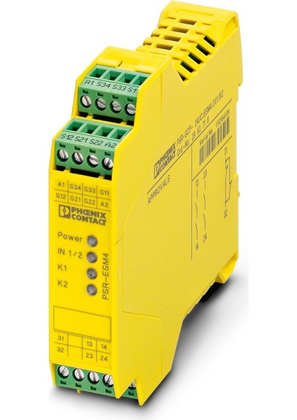 PSR-SCP-24UC/ESM4/2X1/1X2 Güvenlik Röleleri