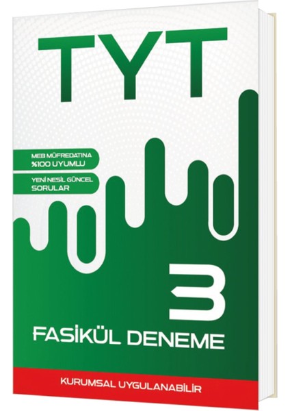 Tyt Optik Form'lu Güncel 3 Fasikül Deneme (Kurumsal Uygulanabilir