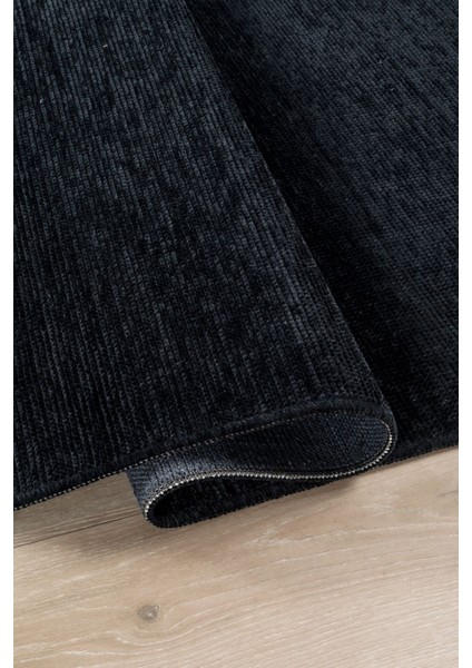 Vera Vl Yıkanabilir Kaydırmaz, Pamuk Dokuma, Premium Kalite Salon&mutfak&yemek Odası Kilimi Siyah fırsatları