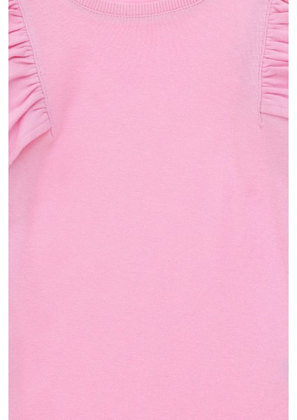 U.S. Polo Assn. Kız Çocuk Pembe Sweatshirt 50296375-VR041